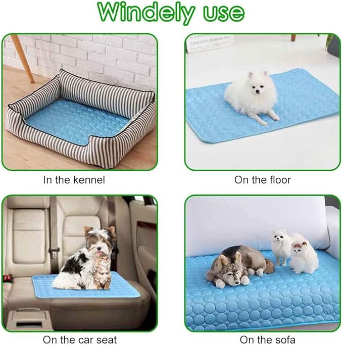 Pet Cooling Mat for Dogs Cats, Summer Dog Pad for Beds, Sofa, Floors - Pet Blanket