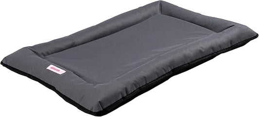 DBD3004C-M Archie 29.5" x 22.5" Traditional Oxford Waterproof Indoor/Outdoor Hand-Washable Memory Foam Camping Pet Bed, Charcoal