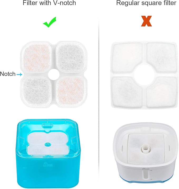 Crystal Cat Water Fountain Stainless Steel with 4 Filters and 4 Sponges, 101oz/3L Pet Fountain with LED Light for Cats and Dogs (Green)