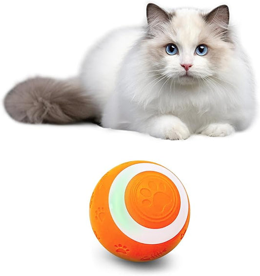 SEALON Electric Interactive Cat Toy Ball,Indoor Cat Play Ball, Suitable for Cats Over 6 Months for Exercise, Weight Loss, and Fun