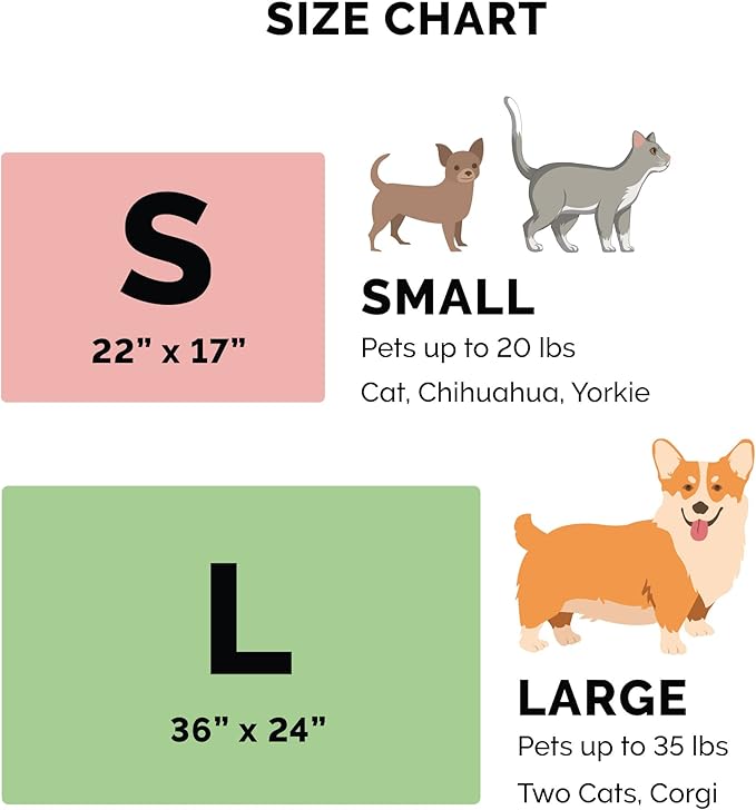 Furhaven ThermaNAP Self-Warming Cat Bed for Indoor Cats & Small Dogs, Washable & Reflects Body Heat - Quilted Faux Fur Reflective Bed Mat - Gray, Small