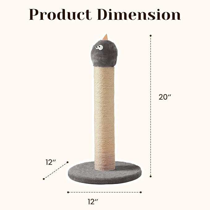 22In Cat Scratching Post (Grey)