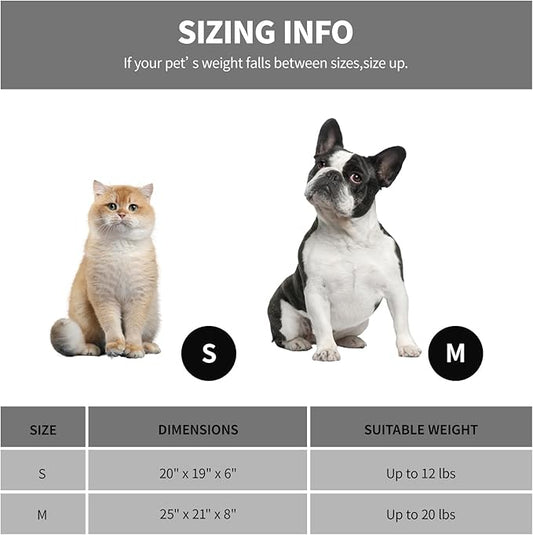 20In Dog Bed for Small Dogs & Cats - Washable Rectangle Cat Kitten Bed for Indoor Pets, Cozy Cute Puppy Bed with Non-Slip Bottom(Green, Small)