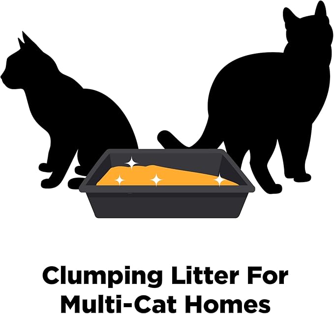 ARM & HAMMER Clump & Seal Odor Sealing Lightweight Multi-Cat Scented Clumping Cat Litter with 7 Days of Odor Control, 18 lbs. Bag (Pack of 2)