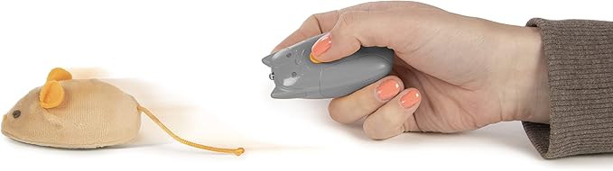 SmartyKat Electronic Motion/Moving Toys for Cats & Kittens, Battery Powered, Mimics Motion of Real Prey, Fun & Interactive Play - Multiple Styles