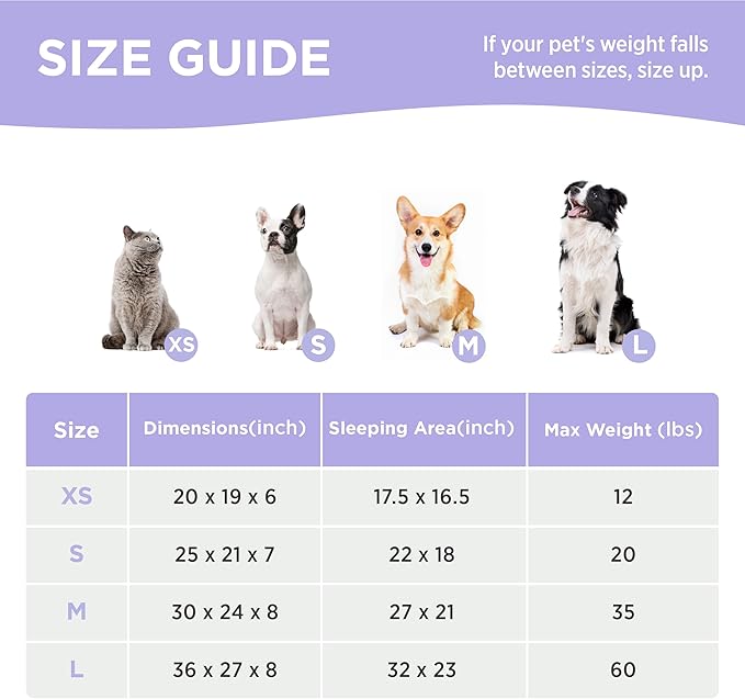 Lesure Cute Dog Bed for Large Dogs - Washable Pet Beds,Cozy Rectangle Orthopedic Sofa with Jacquard Shaggy Plush & Anti Slip Bottom,36x27x8inches