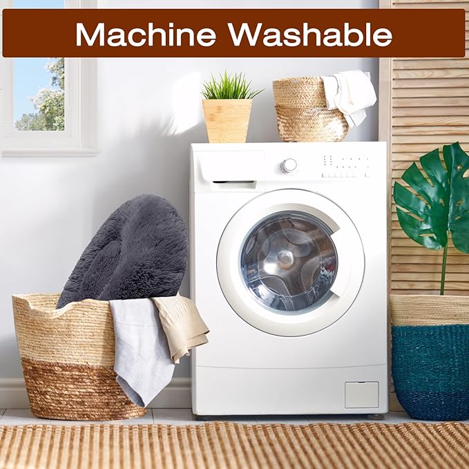 JOLLYVOGUE Dog & Cat Bed, Calming Anti-Anxiety Pet Bed for Small Dogs, Fluffy Donut Cushion for Small and Medium Pets (23")