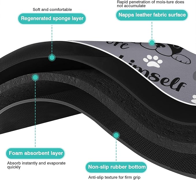 Pet Feeding Mat for Floors Waterproof Dog Mat for Food and Water Absorbent Quick Dry Non Slip mat for Cat Bowls
