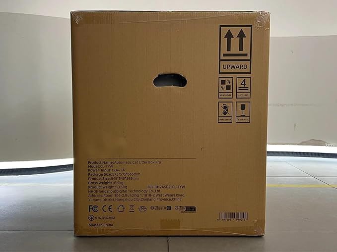 Self-Cleaning Litter Box Automatic Electronic Hands-Free Smart Robot self Cleaning Litter Box - Large 60L Capacity, Safe Anti-Pinch,with Deodorizer and Liner,for Multiple Cats (Grey Pro)