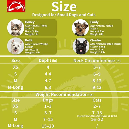 Agape Soft Dog Cone for Small Dogs & Cats, Comfy Dogs Recovery Collar After Surgery, Adjustable E Collar Alternative to Stop Licking, Protective Elizabethan Collars for Pup, Comfortable Dog Cones