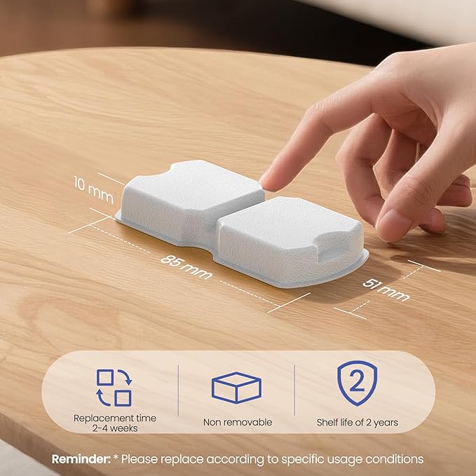 Cat Water Fountain Filter: 12 Cat Fountain Filter Replacement - 6 Carbon Filters & 6 Foam Filters - Suitable for IHOUONE Stainless Steel pet Fountains