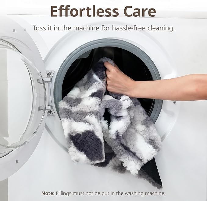 Self Warming Cat Bed, 24" x 18" Ultra Soft Cat Dog Pet Heating Pad for Indoor Outdoor, Non-Slip Heated Dog Mat Thermal Blanket