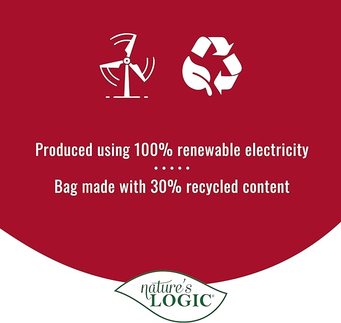 NATURE'S LOGIC Dry Dog Food - 100% Natural - No Synthetics - for All Ages, Sizes, Breeds - Free from Common Allergens, High Protein - Beef Meal Feast, 13lbs