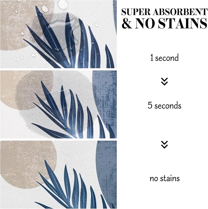 Dog Food Mats for Floors, Absorbent Dog Bowl Mat for Food and Water Dispenser Mat, Quick Dry Cat Food Mat Pet Supplies