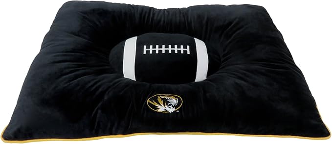 Pets First NCAA PET BED- Missouri Tigers Soft & Cozy Plush Pillow Bed. - Sports Dog Bed. Cuddle, Warm Collegiate Mattress Bed for Cats & Dogs
