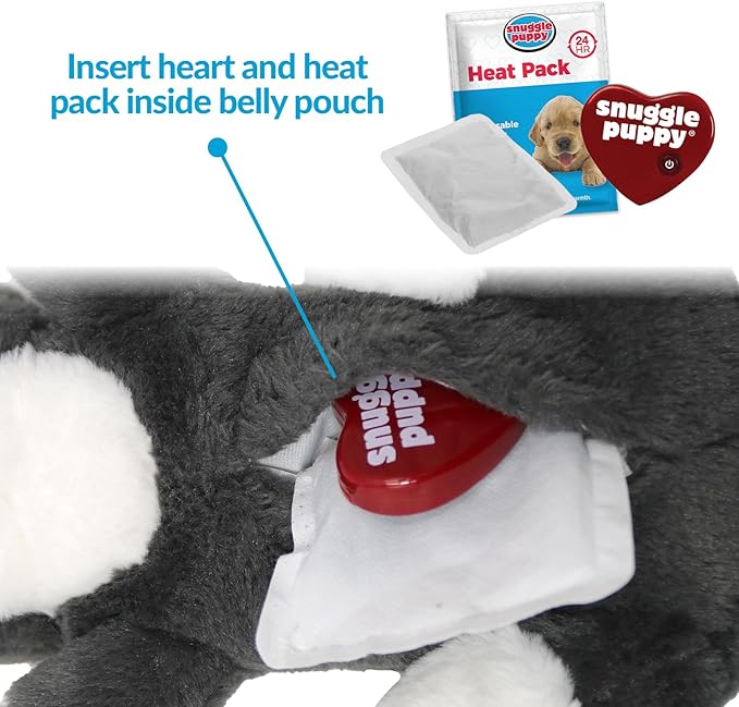 Snuggle Kitty Heartbeat Plush Cat Toy by Snuggle Puppy - Cat Calming Toy and Anxiety Relief for All Breed Sizes