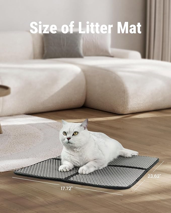 CATLINK Automatic Self Cleaning Cat Litter Box for Multiple Cats, Large Capacity with Advanced Odor Control, Versatile Litter Compatibility, Mat & Garbage Bag for Cats 3.5-22 lbs