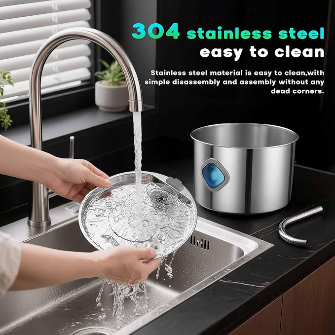 Pawdrate 3.2L/108oz Stainless Steel Dog Water Fountain, Automatic Pet Water Bowl Dispenser with Quadruple Filtration, Ultra-Quiet Circulating Cat and Dog Drinking Fountain