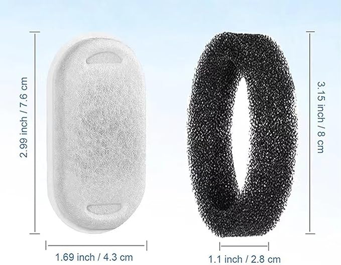 Pawira Water Fountain for Cats, 2025 Upgraded 3.2L/7L Stainless Steel Cats & Dogs Water Fountain with Filter Sets, Multi-Filtration, Whisper Quiet, Easy to Clean (3.2L/112oz, Extra 8 Filter Sets)