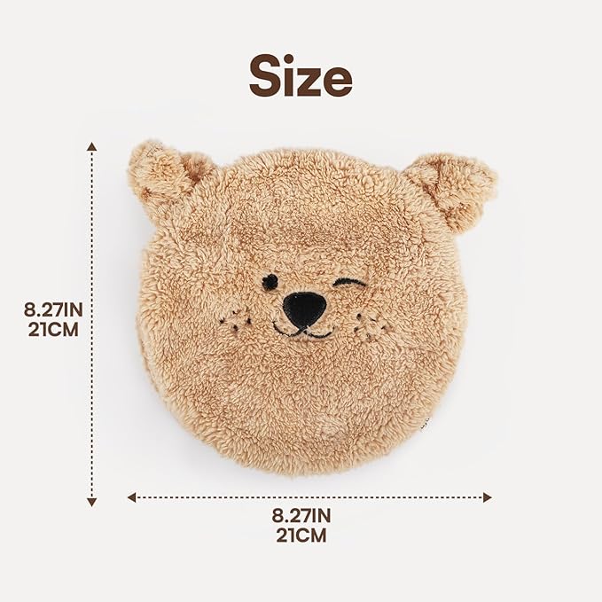 ALL FOR PAWS Heated Cat Bed Indoor, Microwavable Heating Pads for Cats, Puppies & Small Pets, Non-Electric Heating Dog Bed with 2 Cozy Covers, Safe & Long-Lasting Warmth