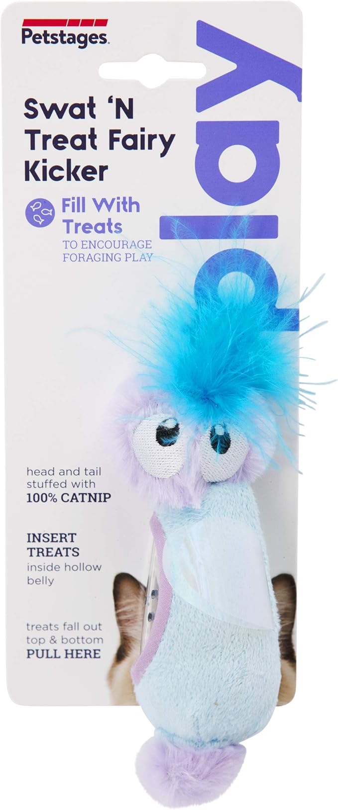 Petstages Swat 'N Treat Fairy Kicker Treat-Dispensing Toy for Cats