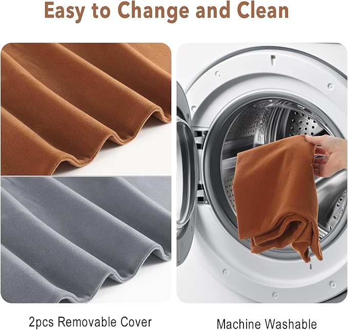 On/Off Switch Electric Pet Heating Pad with Chew Resistant Cord and 2PCS Machine Washable Cover,Indoor Heated Pet Bed Warmer,for Cat Beds and Dog Beds (Medium)