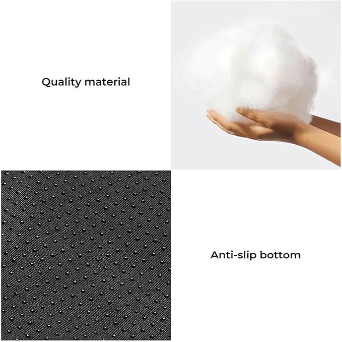 FUNNY FUZZY Pet Fluffy Fuzzy Couch Cover, Calming Washable Dog Bed Sofa Protector Pets Mat for Small Dogs and Cats (Coffee,27.56 × 24.02 × 5.51 in)