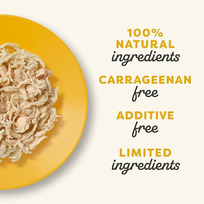 Applaws Natural Wet Cat Food, Limited Ingredient, Grain-Free, Protein with No Artificial Additives, Variety Chicken Selection in Broth (16 x 2.12 oz Easy-Open Cups)