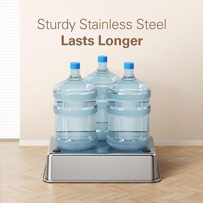 Zarler Stainless Steel Litter Box with Lid, Extra Large Cat Litter Boxes, XL Large Metal Litter Box for Big Cats with High Sided, White (Non-Sticky, Easy to Clean, Anti-Urine Leakage)