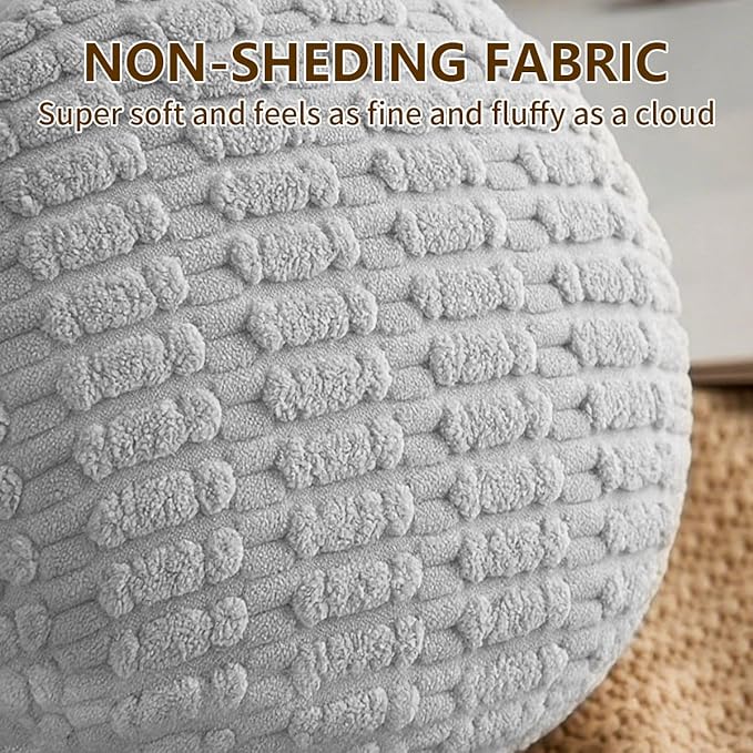 ShinHye Cat Bed - Washable Donut Bed for Cats and Small Dogs, Calming Round Pet Bed with Non-Slip Bottom, Indoor Comfort for Puppy & Kitten(ZJ-Grey-20x20)