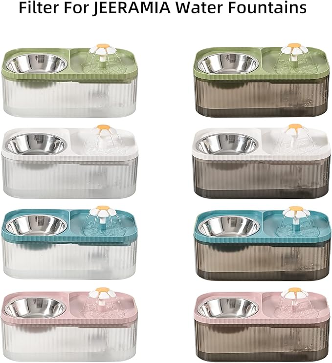 Cat Water Fountain Replacement Filters 8 Pcs