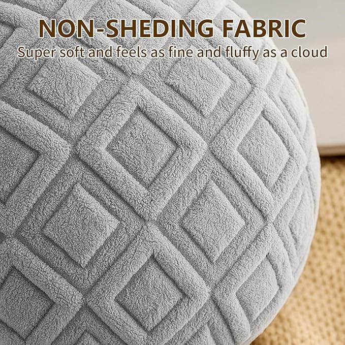 ShinHye Cat Bed - Washable Donut Bed for Cats and Small Dogs, Calming Round Pet Bed with Non-Slip Bottom, Indoor Comfort for Puppy & Kitten(LX-Grey-23x23)