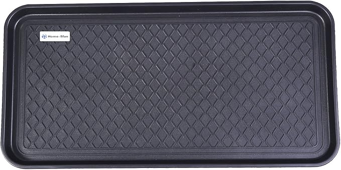 Multi-Purpose Boot Tray Mat,Pet Bowl Tray,Dog Bowl Mat,Boot Tray for Entryway,Waterproof Trays for Indoor and Outdoor Floor Protection,30" x 15"/Large