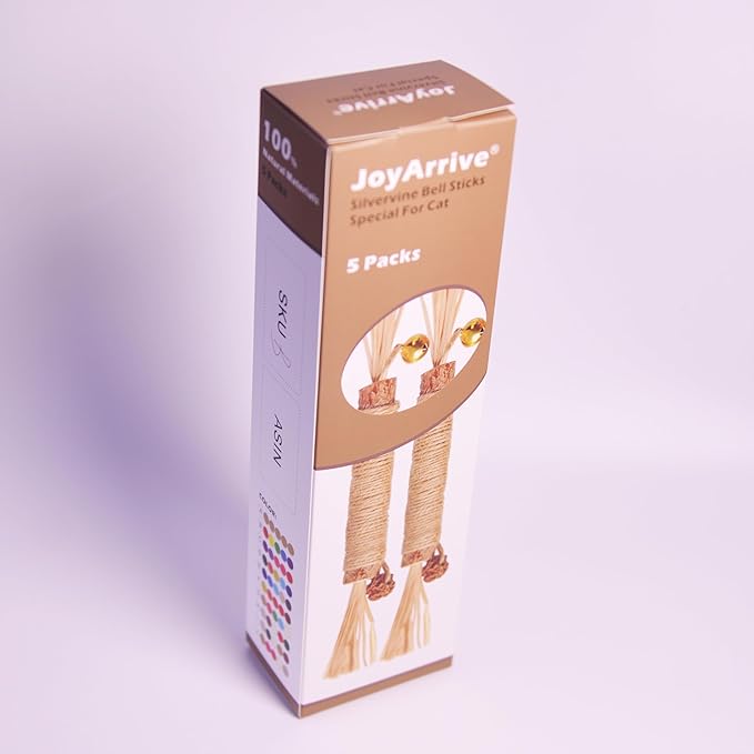 Natural Dried Matatabi Cat Chew Stick with Gall Fruit, Raffia Grass & Cat Bell Ball Toys, Handmade Silvervine Sticks Interactive Catnip Toys for Teething & Entertainment (Size L Color D)