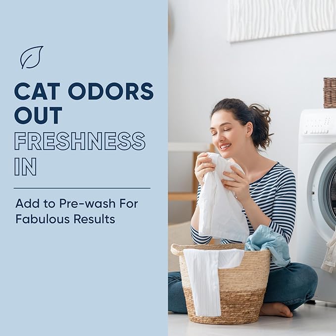 Cat Stain And Odor Remover | Enzyme Urine Odor Neutralizer - Stain Remover for Carpet, Litter Boxes, Bedding, and Laundry [Citrus Scent, 32 oz. Spray]