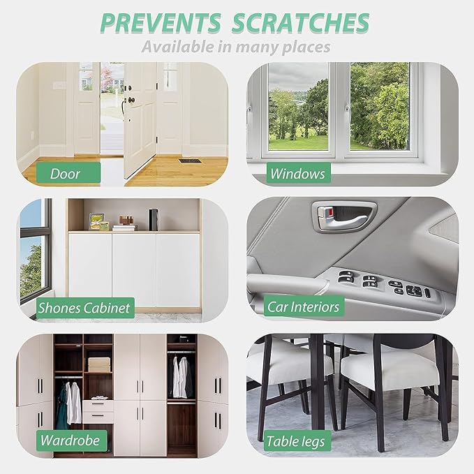 Anti Cat Scratch Furniture Protector, 118" x 12", Single Side Couch FurnitureProtector for Cats, 30 Twist Pins +1 Scraper