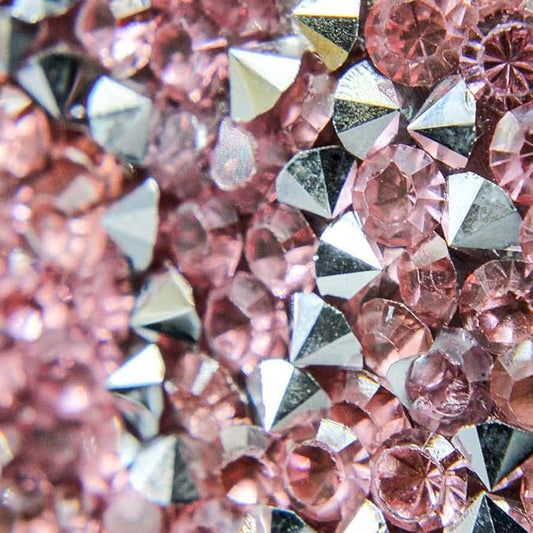 Pet Bed, Sparkling Rhinestones, Soft, Comfortable Velvet, for Lounging Dogs, Cats, Pets, Pink, Small, Sold Individually