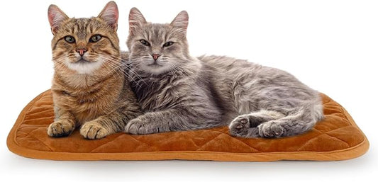 NAMOTEK Self-Warming Cat Bed Indoor/Outdoor Super Soft Self Heating Pet Mat Washable Thermal Pad for Cat & Dog 29x19.6 inch