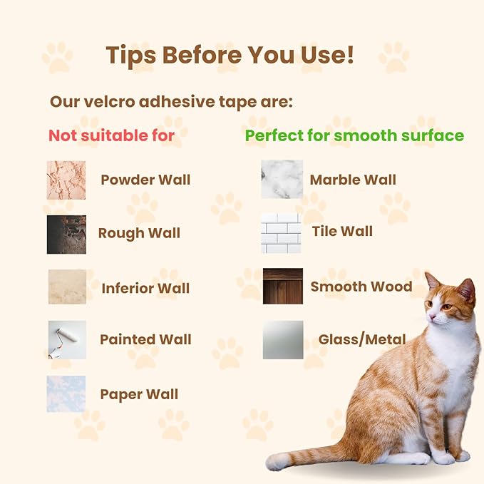 SOLDAY Sisal Cat Scratcher Mat for Floor Wall Carpet Couch Furniture, 22x13 inch Anti Scratch Furniture Protector, Cat Scratching Posts Board with Velcro Tape(Black Cat Rules)