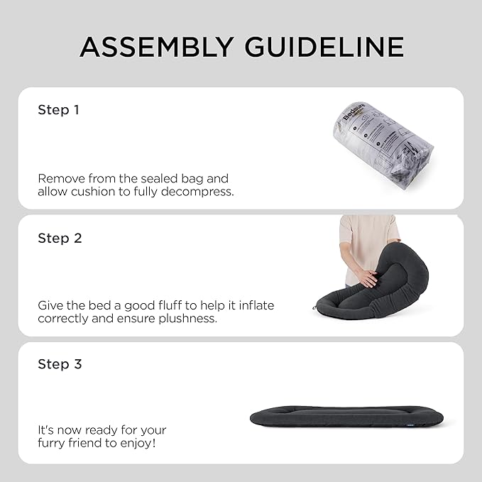 Bedsure Washable Dog Crate Pad for Medium Dogs, Anti-Slip Puppy Kennel Dog Bed for Crate - Ultra Soft Fleece Flat Thin Pet Mat (Not Chew Proof), Grey 29"x21"