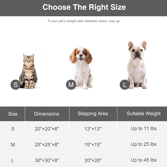 Love's cabin Round Donut Cat and Dog Cushion Bed, 30in Pet Bed for Medium or Large Dogs, Anti-Slip & Water-Resistant Bottom, Soft Durable Fabric Pet beds, Washable Calming Cat Bed Dark Grey