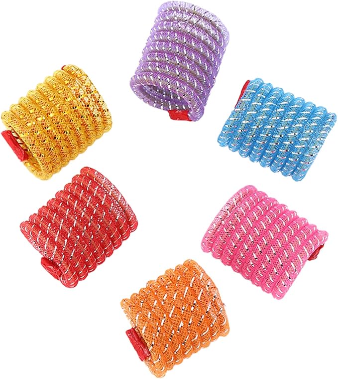46 Piece Cat Toys Set: Colorful, Interactive Spring & Tube Toys for Indoor Cats - Flexible Plastic Spiral Coils for Kittens