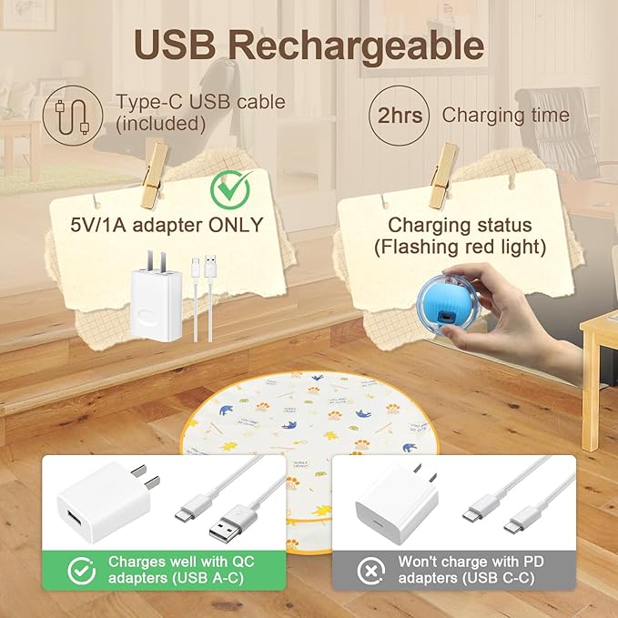 Interactive Cat Toys, Smart Rolling Ball in Play Mat, Automatic Speedy Moving Ball for Indoor Exercise, Motion Activated Pet Balls for Hide and Seek Mouse Catching Game (Blue)