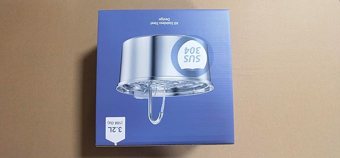 Cat Water Fountain Stainless Steel: 108oz/3.2L Cat Fountain for Drinking - Pet Water Fountain for Cats Inside - Automatic Cat Water Dispenser Bowl - Cat Feeding & Watering Supplies 6 Filters 3 Sponges