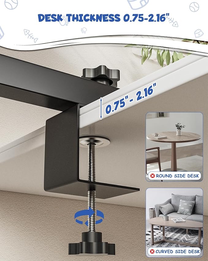 Cat Desk Bed, 360° Rotating Elevated Desk Cat Bed, Adjustable Desk Kitten Bed Up to 55 LBS, Washable Soft Fabric Pet Desks Nest Beds, Modern Indoor Cat Nest Furniture for Home, Office, Study and Room