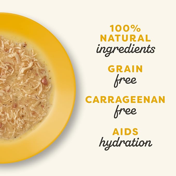 Applaws Natural Wet Cat Food in Gravy, Limited Ingredient Wet Cat Food Pouches, No Additives, Made with Natural Ingredients, Chicken Breast in Gravy (12 x 2.47oz Pouches)