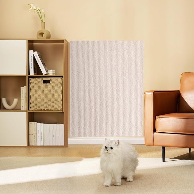 Furniture Pet Protectors Sofa Protector for Cats Couch Corner Protectors for Cat Scratch Furniture Protector Corner Beige 15.8"×78.7"