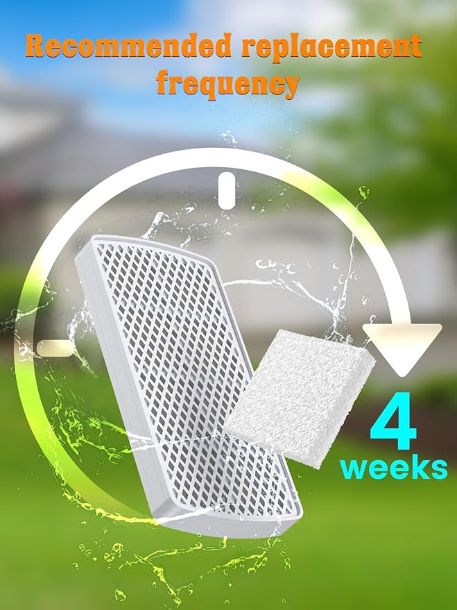 Cat Water Fountain Stainless Steel with 3 Filter