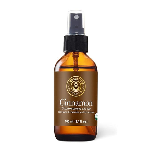 Aromatics International Cinnamon Hydrosol 100ml | Warm Aromatic Mist for Spaces & DIY Blends
