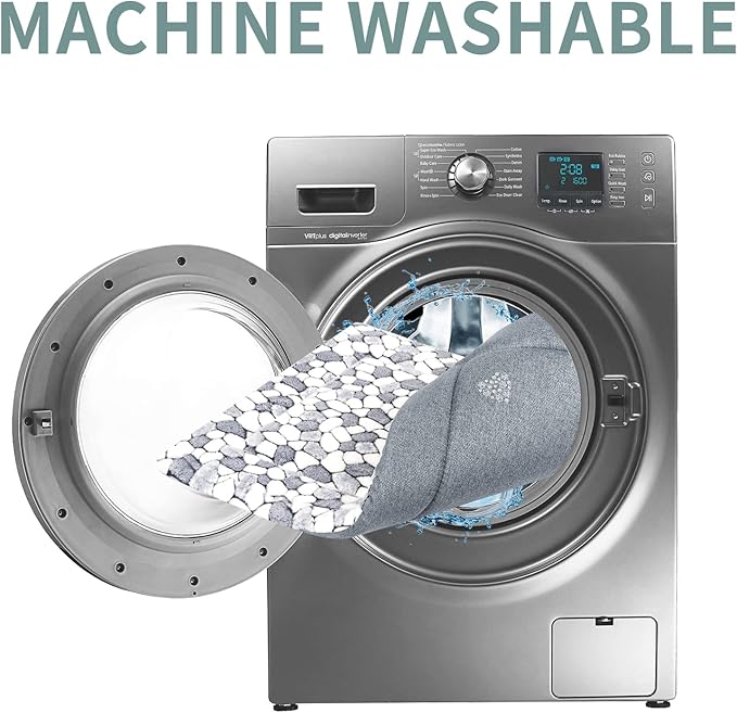 VANKEAN Dog Crate Pad Bed Mat Reversible (Cool & Warm), Sleeping Mat Dog Bed for Crate for Small Dogs and Cats, Machine Washable Crate Beds, Grey